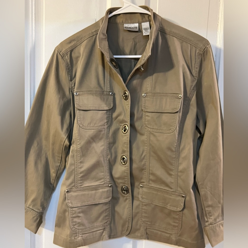 CHICOS TAN JACKET